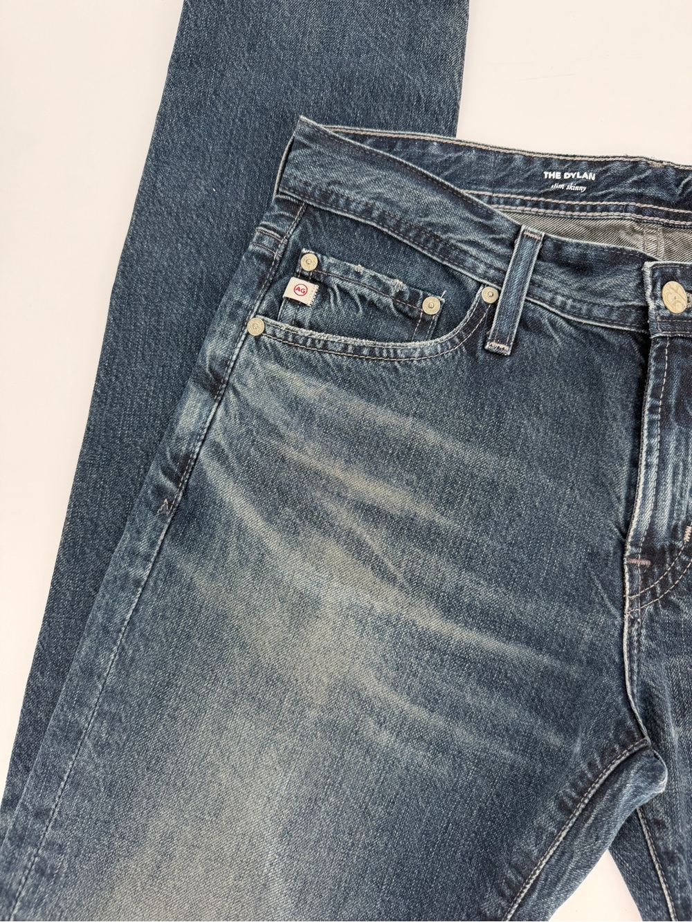 AG Adriano Goldschmied The Dylan Slim Skinny Blue Men's - Size 30R - Picture 5 of 11